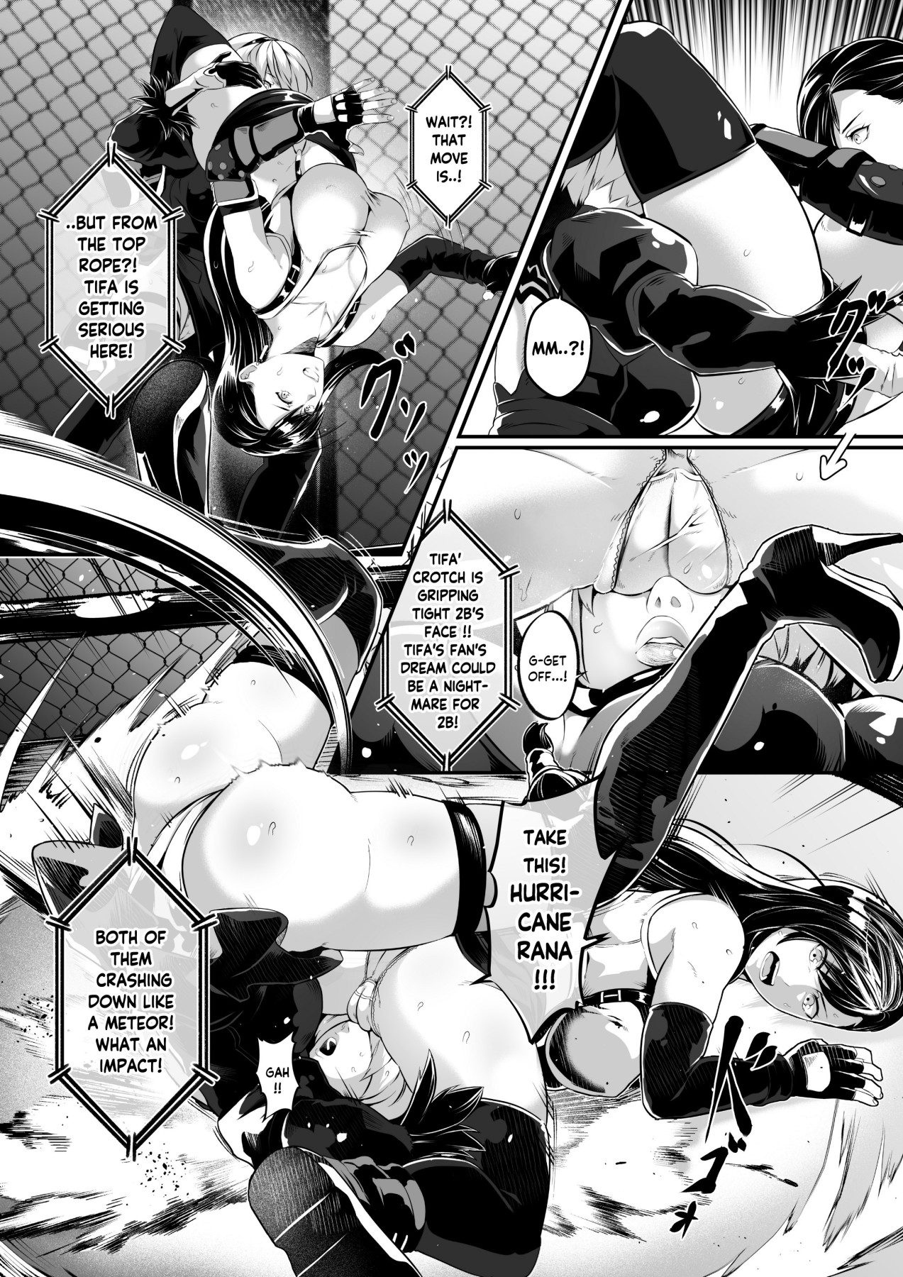 Hentai Manga Comic-Square off! 2B vs Tifa-Read-23